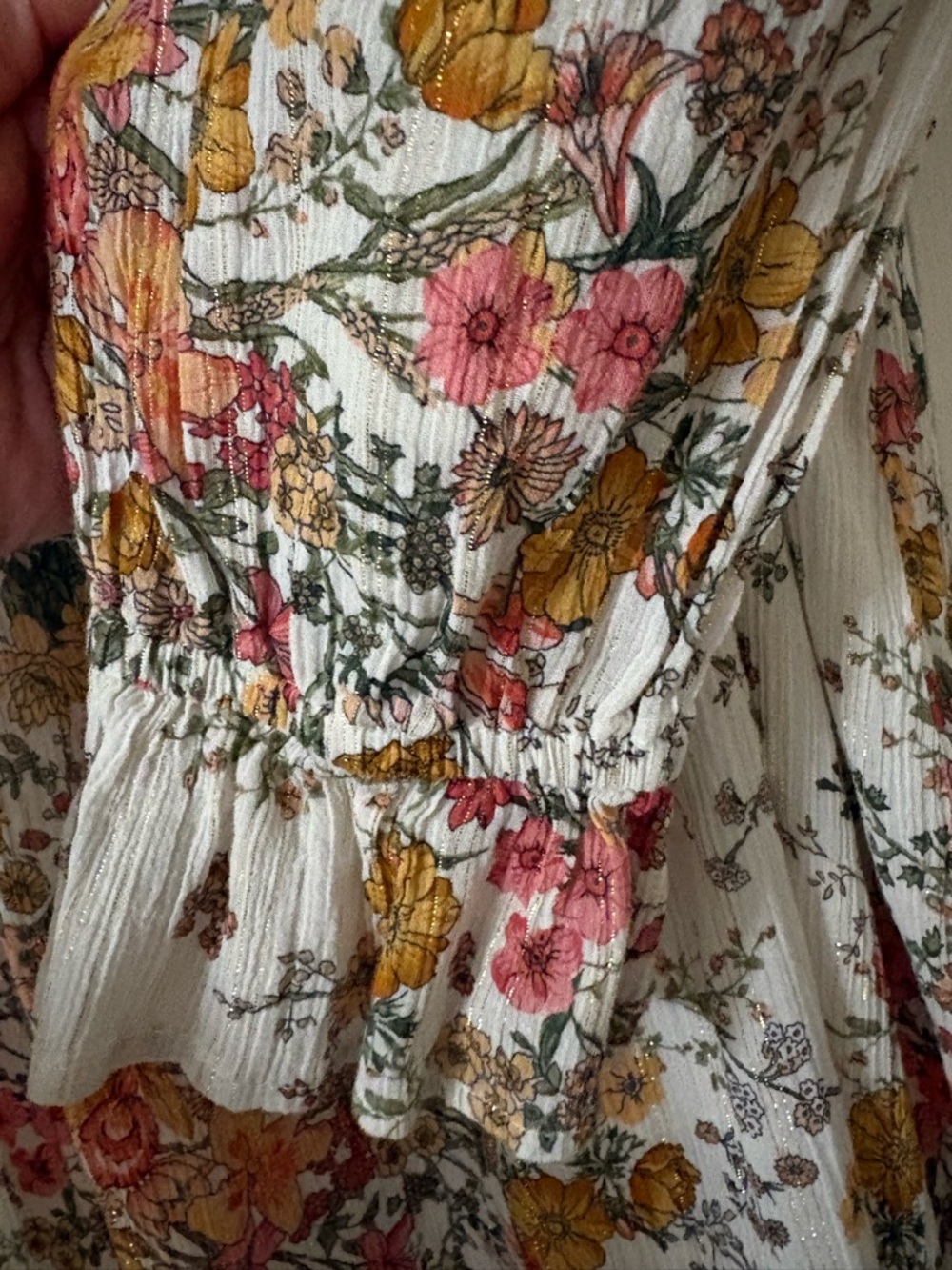 Auguste the Label Carlota Floral Print Cotton Mini Dress Sz 4 NWOT - Picture 7 of 10
